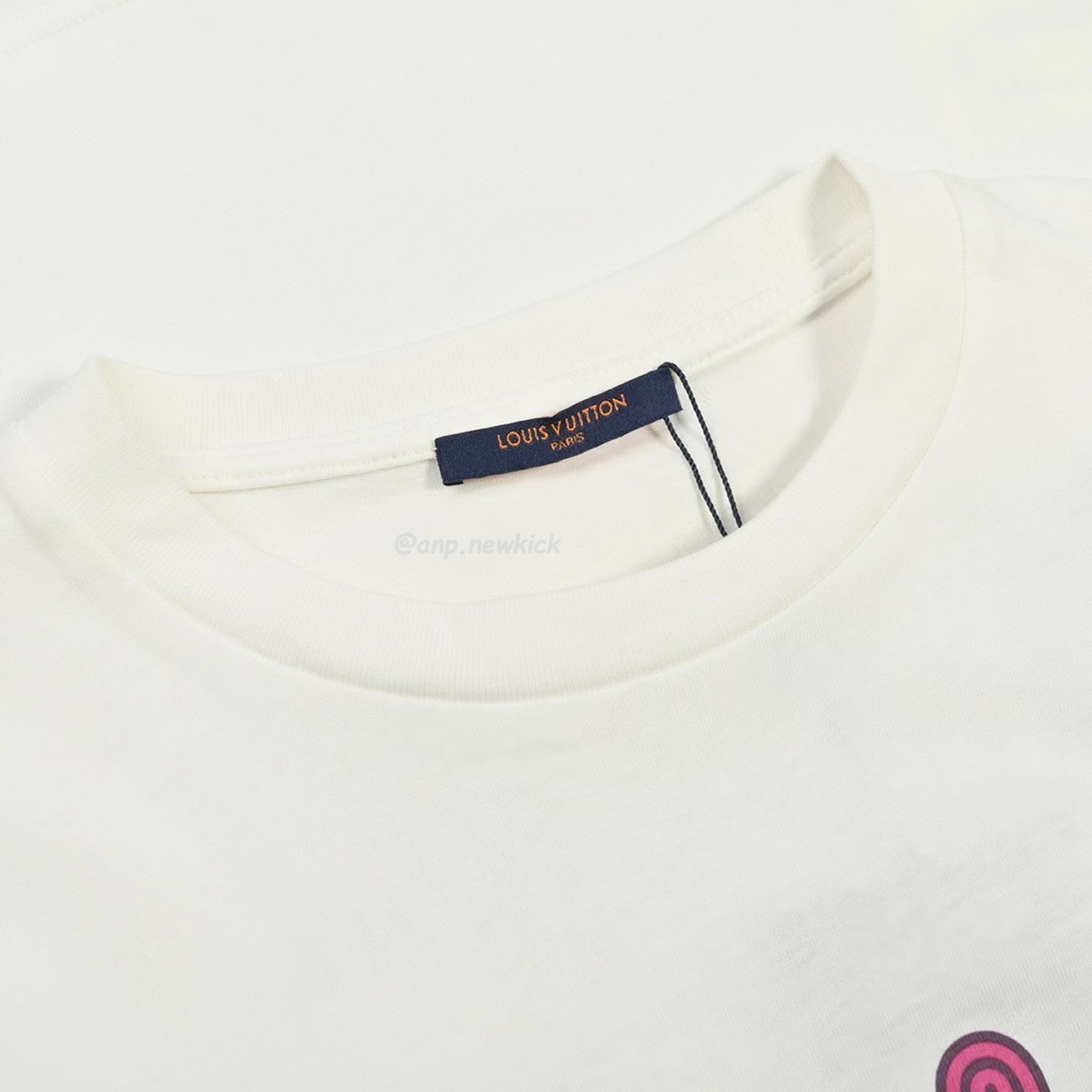 Louis Vuitton Colorful Letter Printed Short Sleeves T Shirt (10) - www.newkick.org